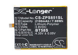 Battery for ZOPO 8510 BT58S 3.8V Li-Polymer 2100mAh / 7.98Wh