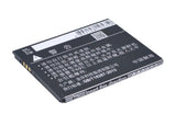 Battery for ZOPO 6470 BT28S 3.7V Li-ion 1700mAh / 6.29Wh