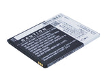 Battery for ZOPO ZP980 Plus BT78H 3.8V Li-Polymer 2500mAh / 9.50Wh