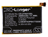 Battery for ZTE Axon Tianji A2015 TD-LTE Dual Li3830T43P6h775556 3.8V Li-Polymer