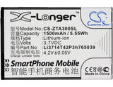 Battery for ZTE T220 Li3714T42P3h765039 3.7V Li-ion 1500mAh / 5.55Wh