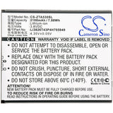 Battery for ZTE Blade A606 Li3826T43P4H705949 3.8V Li-ion 2100mAh / 7.98Wh