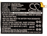 Battery for ZTE ZFive L Li3925T44P8h786035 3.85V Li-Polymer 2500mAh / 9.63Wh