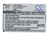 Battery for Telstra C260 Li3708T42P3h553762 3.7V Li-ion 800mAh