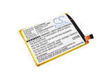 Battery for ZTE Xiao Xian 3 Li3928T44P8h475371 3.8V Li-Polymer 2800mAh / 10.64Wh