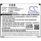 Battery for ZTE E821 Li3709T42P3H483757-H 3.7V Li-ion 800mAh / 2.96Wh