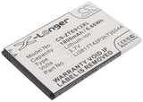 Battery for ZTE Overture Li3817T43P3h735044, Li3818T42P3h735044 3.7V Li-ion 1800