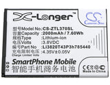 Battery for ZTE Blade L2 Plus Li3820T43P3h785440 3.8V Li-ion 2000mAh / 7.60Wh