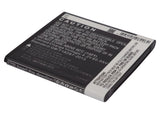 Battery for ZTE U791 Li3711T42P3h505048 3.7V Li-ion 850mAh / 3.15Wh