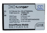 Battery for ZTE U809 Li3714T42P3h654252 3.7V Li-ion 1400mAh / 5.18Wh