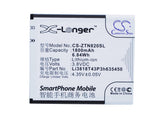 Battery for ZTE Z820 Li3818T43P3h635450 3.8V Li-ion 1800mAh / 6.84Wh