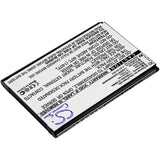 Battery for ZTE Prestige 2 Li3820T43P4H694848 3.7V Li-ion 1750mAh / 6.48Wh