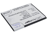 Battery for ZTE Q301C Li3716T42P3h705742 3.7V Li-ion 1650mAh / 6.11Wh