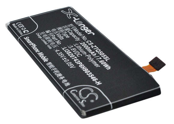 Battery for AT&T Maven 3.8V Li-Polymer 2000mAh / 7.60Wh