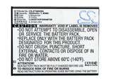 Battery for ZTE Q805T Li3825T43P3H846739 3.7V Li-ion 2000mAh / 7.40Wh