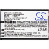 Battery for ZTE R550 LI3708T42P3H533447 3.7V Li-ion 700mAh / 2.59Wh