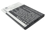 Battery for ZTE Z916BL Li3830T43P4h835750 3.8V Li-ion 3200mAh / 12.16Wh