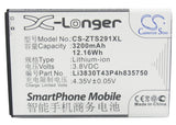 Battery for ZTE Z2G111 Li3830T43P4h835750 3.8V Li-ion 3200mAh / 12.16Wh