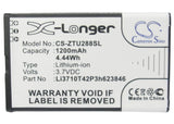Battery for ZTE U288 Li3710T42P3h623846 3.7V Li-ion 1200mAh / 4.44Wh