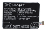 Battery for Telstra Tough Max 3.8V Li-Polymer 2500mAh / 9.50Wh