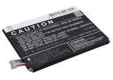 Battery for Telstra T84 3.8V Li-Polymer 2500mAh / 9.50Wh