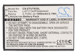 Battery for ZTE U793 Li3711T42P3h644440 3.7V Li-ion 1000mAh / 3.7Wh