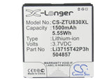 Battery for ZTE Z768G Li3715T42P3h504857, Li3715T42P3h504857-H 3.7V Li-ion 1500m
