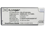Battery for ZTE Blade L3 Plus Li3821T43P3hA04147, Li3824T43P3hA04147 3.8V Li-ion