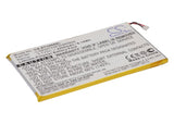 Battery for ZTE U5 Li3832T43P3h965844, Li3834T43P3h965844 3.7V Li-Polymer 2200mA