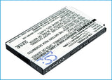 Battery for ZTE V617 Li3706T42P3h533251 3.7V Li-ion 600mAh