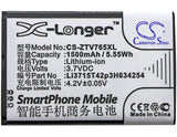 Battery for ZTE V765 Li3715T42p3H634254 3.7V Li-ion 1500mAh / 5.55Wh