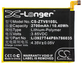 Battery for ZTE Blade V8 Li3927T44P8h786035 3.85V Li-Polymer 2700mAh / 10.40Wh