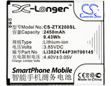 Battery for ZTE Grand X 2 Li3824T44P3H706145 3.85V Li-ion 2450mAh / 9.43Wh