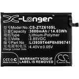 Battery for ZTE Blade Max View LTE Li3939T44P8h896741 3.85V Li-Polymer 3800mAh /