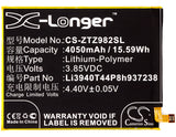 Battery for ZTE Blade Z Max Li3940T44P8h937238 3.85V Li-Polymer 4050mAh / 15.59W