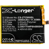 Battery for ZTE Z-01K Li3931T44P8h686049 3.85V Li-Polymer 3000mAh / 11.55Wh