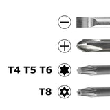 7pcs Set Magnetic Screwdriver Torx T4 T5 T6 T8H Pry Bar Repair Tool Set